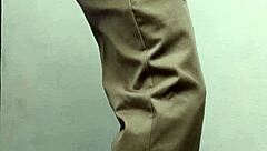 Teacher in costume performs routine