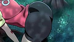 Anime girls tease with assjobs and twerking in blowjob compilation.