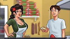 Summertime saga episode 123 with hentai cartoon anime erotic scenes