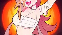 Bold compilation of power chainsaw man in rule 34 style