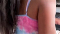 Ebony Step Mom Titty Fuck And Riding