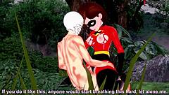 Elastigirl, How Hard Can You Fuck in Secret Mission Movie?