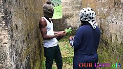 야, 라고스 숲 슬레이 퀸 보지 박아 너무 야해!