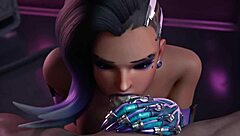 Overwatch anime-style video compilation with Mercy and Sombra