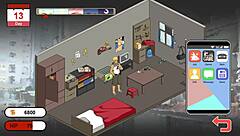 Hentai game: cheating big boobs wife gets fucked by handyman.