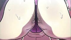 Anime girls tease with assjobs and twerking in blowjob compilation.