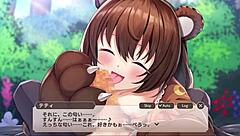 Monster girl says, 'Suck my cock.'