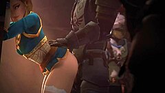 โมเมนต์เซ็กส์ป่าเถื่อนของเซลดา คอมไพล์เพื่อความตื่นเต้นบริสุทธิ์!