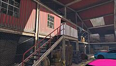 Cristina fucked by two mechanics in workshop