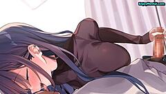 Neighbor Fondles Hentai Girl In Intense Anime Encounter