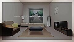 Secret stay home episode 2: detailed sucking under the desk in hentai game