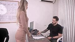distracted secretary mollysmithx fucks hard with her boss in the middle of the work day juan bustos office