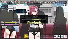 Intense chikan groping in anime