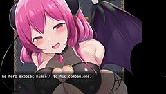 Femdom hero quest in Lewd hentai style
