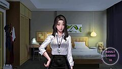 Secret Pie Uncovered in Hentai Cartoon Anime Game