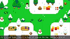 Christmas Hentai Game Ep 1 - Poppy from LOL Covered in Hot Cum