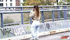 Small Latina midget gets angry during big cock fucking