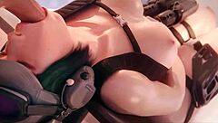 I play as Ela in Rainbow Six Siege hentai cartoon