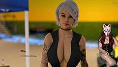 Sexy Babes On The Beach In Steps Of Debauchery