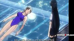 old teacher fucks naive lesbian students to convert them!