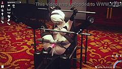 Anime Featuring 2B From Nier Automata In Action