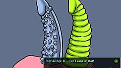 Big Butt White Professor Fucked by Pimp Gameplay Bad Ending