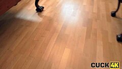 Cuck4k scene with tight pussy.