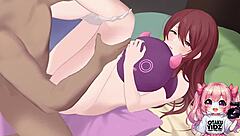 busty redhead fucked missionary filled with cum.