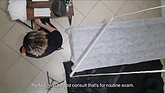 Horny patient seduces gynecologist for a steamy exam