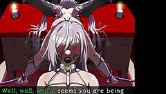 Futa and ecchi content in a gallery of an American animated hentai game