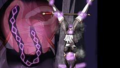 Futa and ecchi content in a gallery of an American animated hentai game