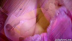 Blonde BBW Julia Ann Sways Wet Pussy