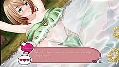 Hentai game with Japanese anime style and commented gameplay