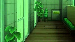 Fun time in the patio in this visual novel-style porn game
