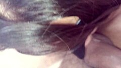 Fucking my curvy Mexican wife's mouth after visiting whores, she's the best slut I know