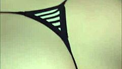 Hey, check out this chubby slut's gaping pussy in POV creampie