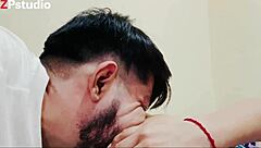 Sexy curvy housewife sucks pussy homemade