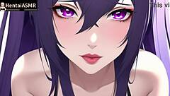 Beautiful anime girl gives you motivational words of affirmation