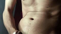 College Guy Masturbates at Home to Huge Cumshot – Is It His Wife's Ass?