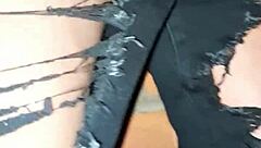 Young beauty's wild night ends in a tight pussy pounding