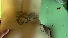 Seductive muse Pretty takes a huge load on her back