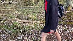 Shy Russian girl surprises with rough outdoor sex adventure