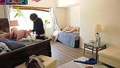 Stepmom and Stepson Go Wild in Bedroom Frenzy!