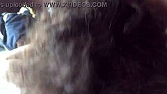 Seductive muse gives a dirty talk while giving blowjob