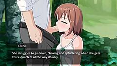 slave of passion in park blowjob 😈