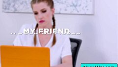 Octavia Red prepares David Lee for nuru massage with her big tits