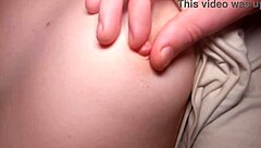 Close up of a big ass getting fingered in a beautiful amateur video