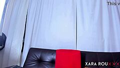 Chubby curvy girl with big ass and huge natural tits gets hot