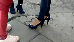 Beautiful princess swaps heels for slippers in a surprising twist