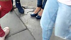 Beautiful princess swaps heels for slippers in a surprising twist